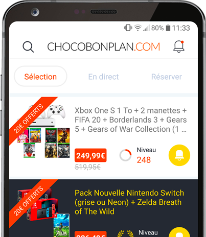 Télécharger l'application mobile ChocoBonPlan sur le Google Play Store