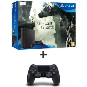Console-PS4-Slim-1-To-avec-The-Last-Guardian-2-manettes