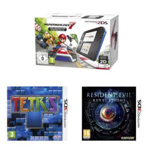 pack-nintendo-2-ds-mario-kart-7-resident-evil-revelations-tetris-pas-cher