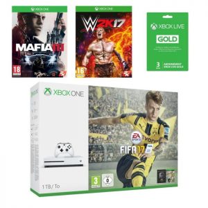 pack-xbox-one-s-1-to-fifa-17-mafia-3-w2k17-abonnement-3-mois-xbox-live-pas-cher