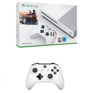 Pack-Xbox-One-S-500-Go-2-manettes-Battlefield-1