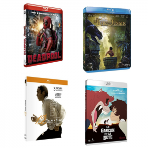 4 Blu Ray pas cher