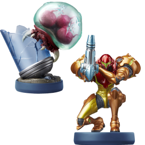 Amiibo Metroid Samus Returns Aran et mother brain