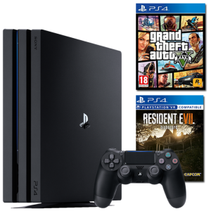pack ps4 pro gta 5 resident evil 7