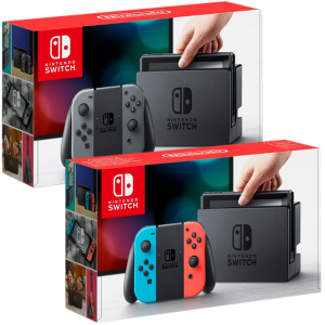 nintendo switch grise néon copie