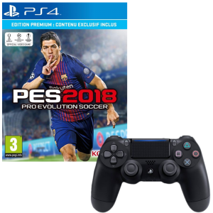 pes 2018 + manette ps4