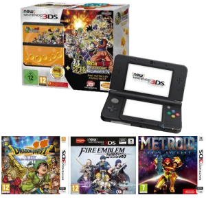 New 3DS 4 jeux dbz butoden dq 7 metroid fire emblem