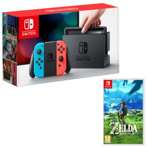 Nintendo Switch Rouge Bleu The Legend of Zelda - Breath of the Wild