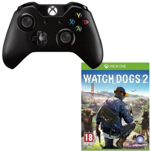 PACK MANETTE XBOX ONE + WATCH DOGS 2