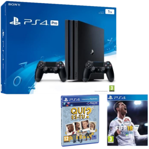 bon plan PS4 Pro 2 Manettes fifa 18