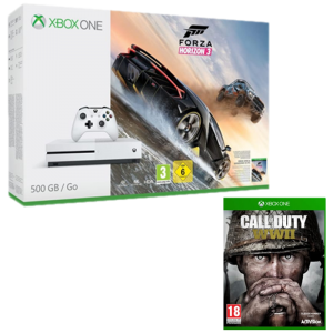 bon plan xbox one S cod ww2 forza horizon 3