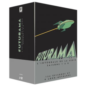 coffret dvd futurama intégrale saisons 1 à 8 longs métrages
