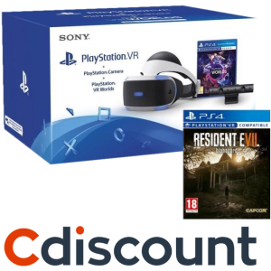 pack ps vr camera ps worlds resident evil 7 cdiscount