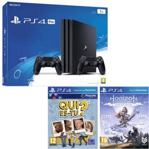 pack ps4 pro 2 manettes horizon zero dawn complet edition qui es tu pas cher