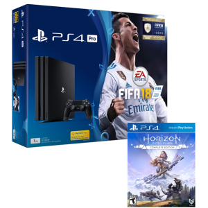 pack ps4 pro fifa 18 horizon zero dawn complete edition copie
