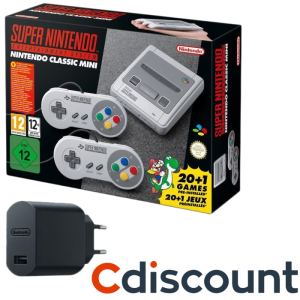 pack snes mini adaptateur secteur usb