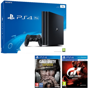 ps4 pro call of duty ww2 gran turismo