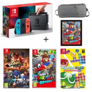 switch 3 jeux plus cadre pas cher