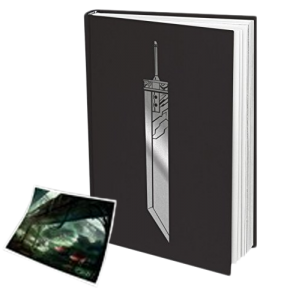 livre la legende ff7 lithographie