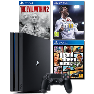 ps4 pro gta 2 fifa 18 evil within 2