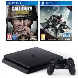 ps4 slim 1 to 2 jeux pas cher