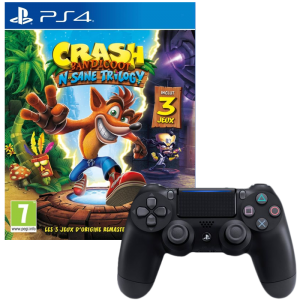 pack manette ps4 crash bandicoot