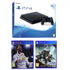 ps4 slim 500 go avec 2 jeux