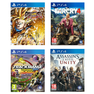 Réductions de 5 à 10 euros sur jeux PS4