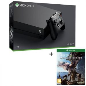xbox one x avec jeu monster hunter pas cher
