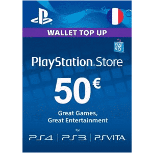 CARTE PLAYSTATION NETWORK 50€ (FRANCE)CARTE PLAYSTATION NETWORK 50€ (FRANCE)CARTE PLAYSTATION NETWORK 50€ (FRANCE)