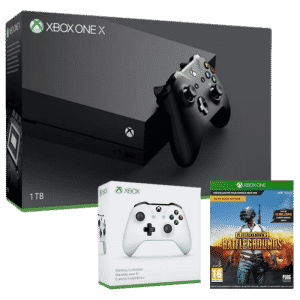 Pack Xbox one X + 2 manettes + PUBG