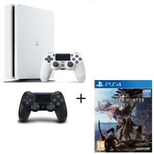 pack ps4 slim 2 manettes monster hunter world