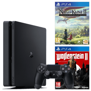 ps4 slim ni no kuni 2 wolfenstein 2