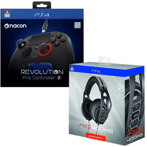 manette ps4 nacon 2 casque rig 400hs