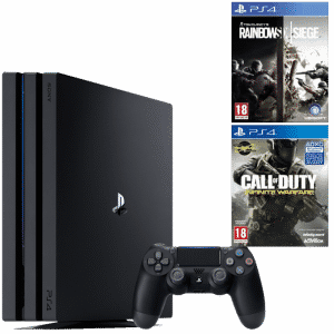 PS4 Pro + Rainbow 6 Siege + COD Infinite Warfare