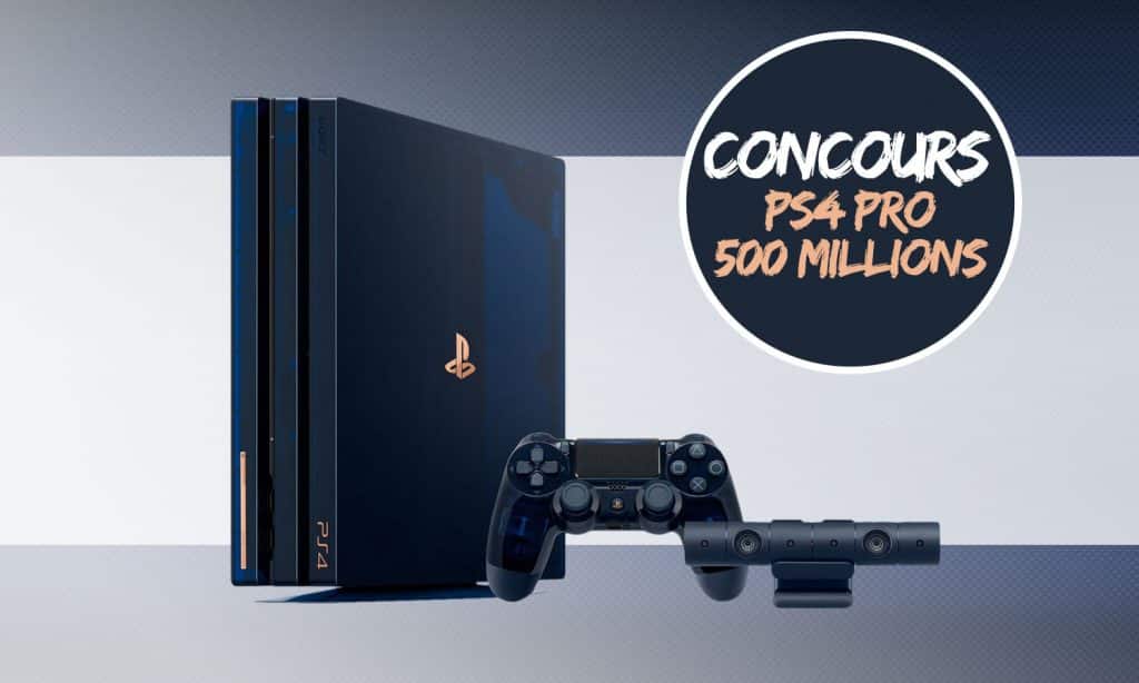 SLIDER concours ps4 pro 2 To édition limitée 500 Millions SITE v2