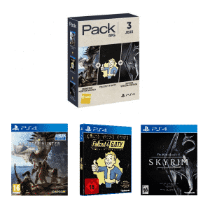 pack 3 jeux Fnac Monster hunter world