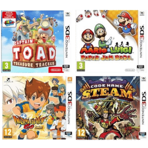 pack 4 jeux 3DS