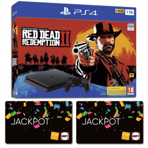 ps4 slim 1to red dead redemption 2 carte-cadeau-fnac