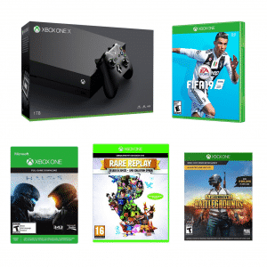 xbox one x 4 jeux pas cher