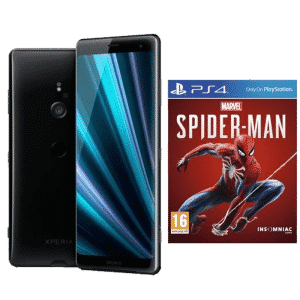 bon plan sony xperia xz3 spiderman ps4