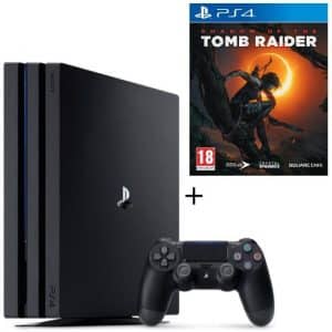 ps4 pro avec jeu shadow of the tomb raider