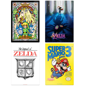affiches métaliques Nintendo