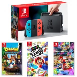 pack switch mario kart mario party crash bandicoot