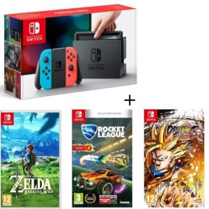 pack switch zelda dragon ball fighter z