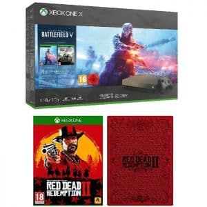 pack xbox one x battlefield 5 red dead redemption steelbook