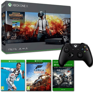 pack xbox one x pubg fifa forza horizon 4 manettes