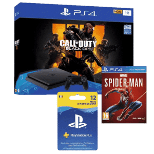 ps4-slim-cod-black-ops-4-pas-cher spiderman 12 mois psn