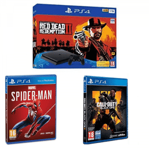 ps4 slim spiderman cod black ops 4