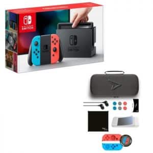 Pack Nintendo Switch Néon + Pack d'accessoires Steelplay 11 en 1 copie